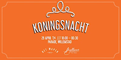 Imagem principal do evento Willemstad Koningsnacht