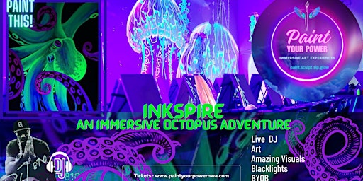 Primaire afbeelding van Inkspire: An Immersive Octopus Adventure    ($39 per person)