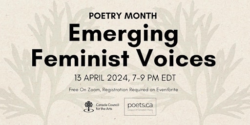 Primaire afbeelding van POETRY MONTH: Emerging Feminist Voices