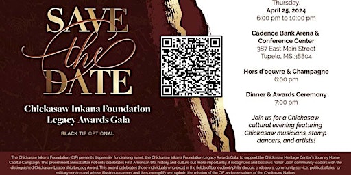 Primaire afbeelding van Chickasaw Inkana Foundation Legacy Awards Gala