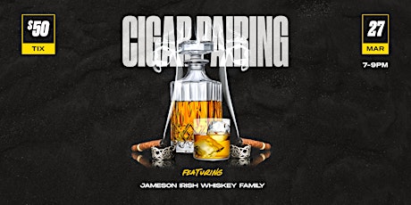 Image principale de Jameson Cigar Pairing