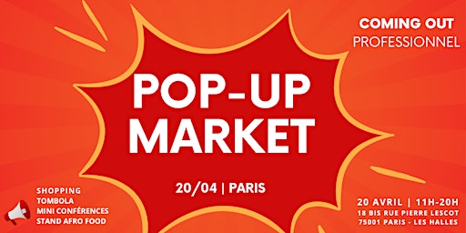 POP UP MARKET 20 AVRIL primary image