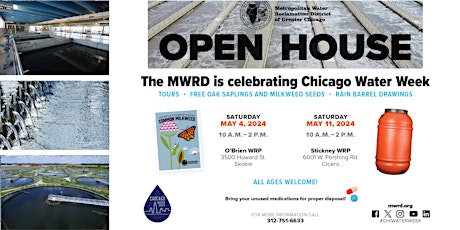 O'Brien Water Reclamation Plant (Skokie) Open House and Tour