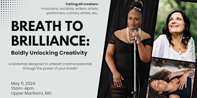 Imagem principal do evento Breath to Brilliance: Boldly Unlocking Creativity
