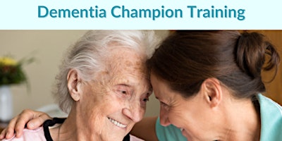 Image principale de Dementia Champion Training - Workshop 1