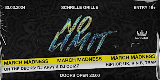 Hauptbild für NOLIMIT | SA. 30.03.2023 | Schrille Grille Graz