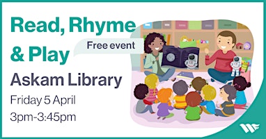 Imagem principal do evento Read, Rhyme & Play at Askam Library