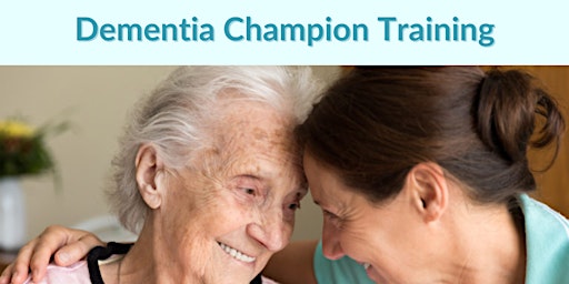 Image principale de Dementia Champion Training - Workshop 10