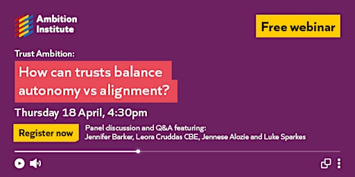 How can trusts balance autonomy vs alignment? primary image