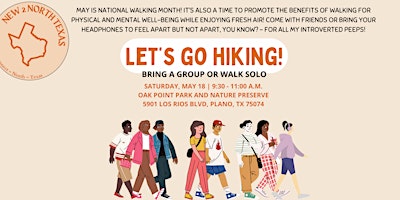 Hauptbild für Let's Go Hiking - In Plano!