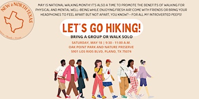 Let's Go Hiking - In Plano!