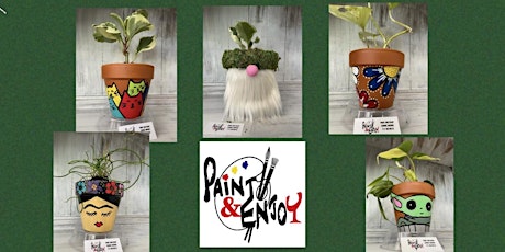 Paint and Enjoy "Paint a Pot and Pot a Plant"at Corky’s Pub