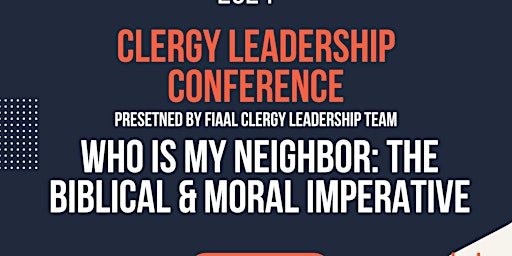 Imagem principal do evento WHO IS MY NEIGHBOR: A Biblical & Moral Imperative