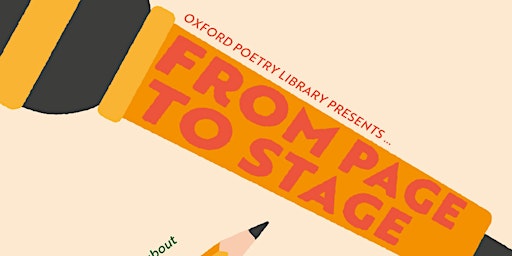 From Page to Stage: workshops about performance poetry primary image