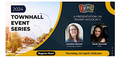 IFHC Townhall Series Event: Tenant Advocacy