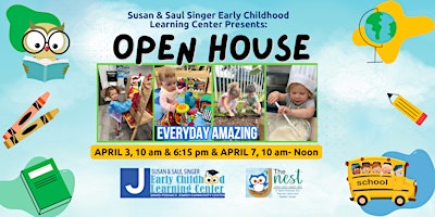 Primaire afbeelding van Susan & Saul Singer Early Childhood Learning Center Open House