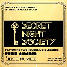 Secret Night Society ft. Eddie Amador + Jose Nunez [Subliminal Records] primary image