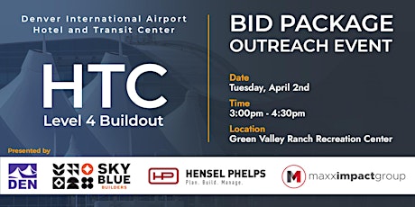 HTC Level 4 Buildout Bid Package Outreach Event