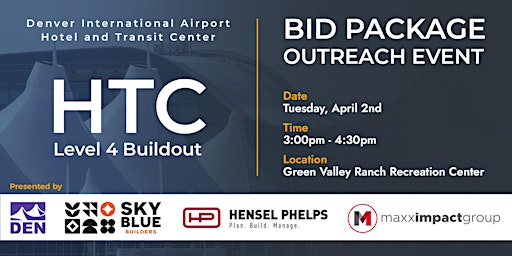 HTC Level 4 Buildout Bid Package Outreach Event primary image