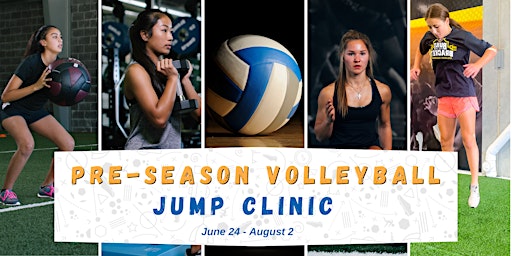 Primaire afbeelding van Pre-Season Volleyball Jump Clinic @ ATH-Pearland