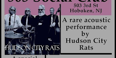 Hudson City Rats, Michael Jerome Browne at 503 Social Club