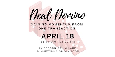 Hauptbild für Deal Domino: Gaining Momentum from One Transaction