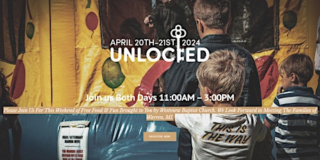 Fun for Kids: Unlocked Weekend - April 20th-21st 2024