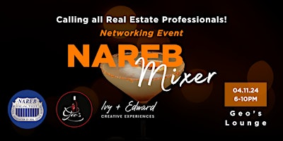Primaire afbeelding van NAREB April Real Estate Networking Mixer