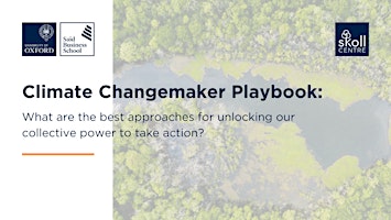 Imagem principal do evento Climate Changemaker Playbook Launch
