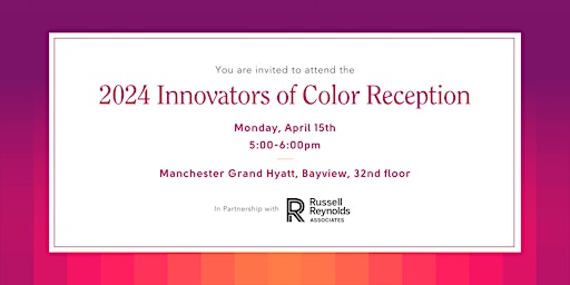Imagem principal do evento ASU+GSV Summit's Innovators of Color Reception
