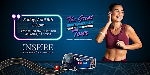 #MuscleMatters Bus Tour at Inspire Wellness & Aesthetics! primary image