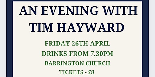 Image principale de An Evening with Tim Hayward