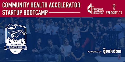 Primaire afbeelding van STARTUP BOOTCAMP: Community Health Accelerator