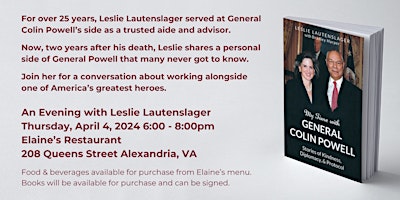 Primaire afbeelding van "My Time with General Colin Powell" An Evening with Leslie Lautenslager