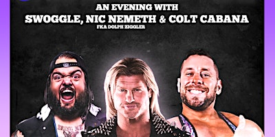 Imagem principal do evento Stories and Stand-Up: An Evening  with Nic Nemeth, Swoggle & Colt Cabana