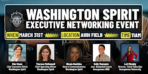 Washington Spirit Executive Networking Event (by TeamWork Online) primary image