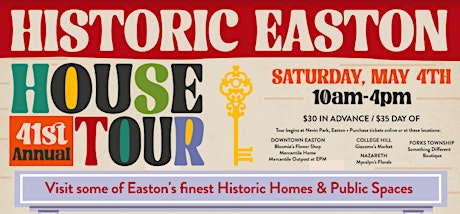 41st Annual Historic Easton House Tour primary image