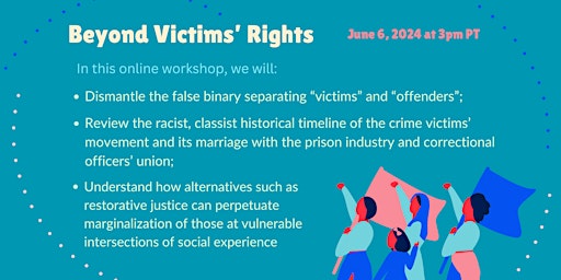 Imagem principal do evento Beyond Victims' Rights