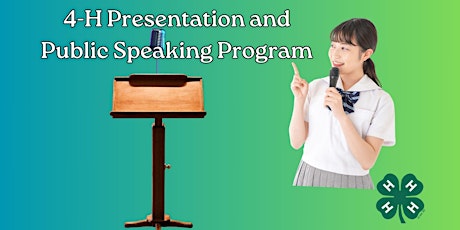 Hauptbild für Presentations/Public Speaking Program Overview 2024