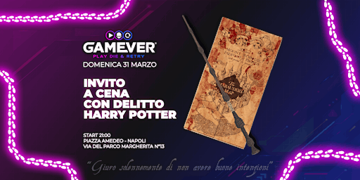 Image principale de Cena con delitto a tema Harry Potter!