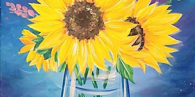 Sunflower Fancy - Paint and Sip by Classpop!™ primary image