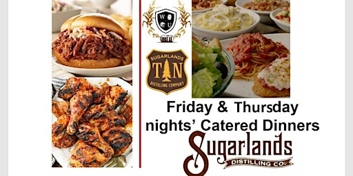 Imagen principal de Thursday & Friday nights' Catered Dinners