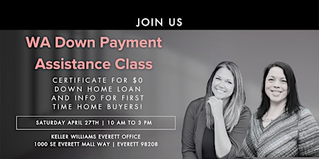 WA DOWN PAYMENT ASSISTANCE CLASS