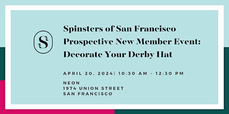 SOSF Prospective New Member Event: Decorate Your Derby Hat