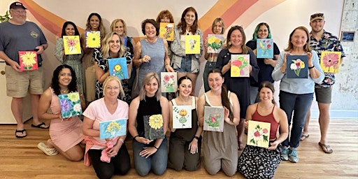 Primaire afbeelding van Mother’s Day Floral “Paint & Sip!”