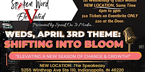 Imagem principal de April - Shifting into Bloom: Elevating a New Season of Change & Growth!