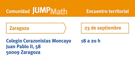 Imagen principal de Encuentro Territorial JUMP Math en Zaragoza