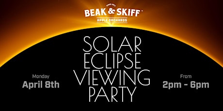 Beak & Skiff Solar Eclipse Viewing Party