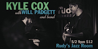 Imagem principal do evento Kyle Cox Quartet feat. Will Padgett