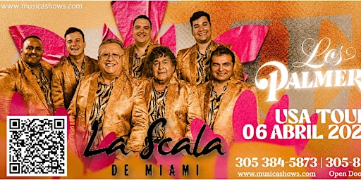 Primaire afbeelding van LOS PALMERAS en MIAMI 50 Aniversario- La Scala de Miami